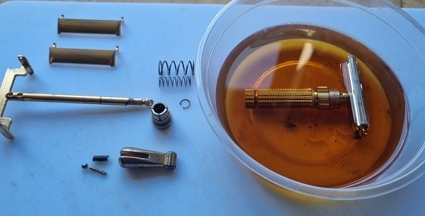 Toggle parts before cleaning 1